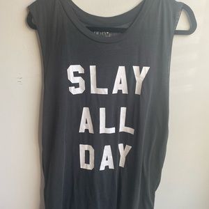 Slay All Day Tank Tee